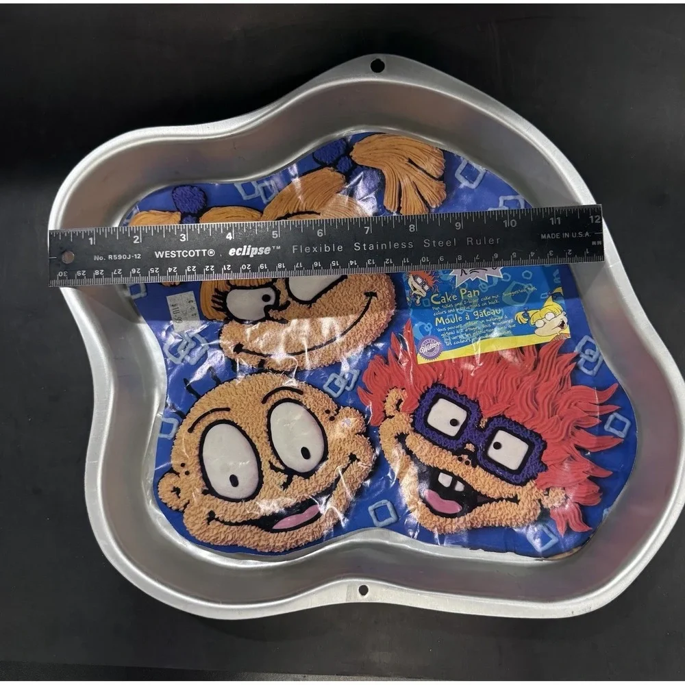 Nickelodeon Rugrats Wilton Cake Mold Pan w Insert w Tips 1998 Viacom NOS Vintage
